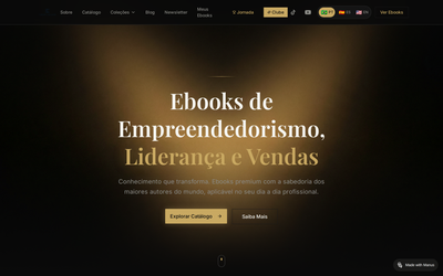 Ebooks de Impacto — Plataforma de Ebooks Premium